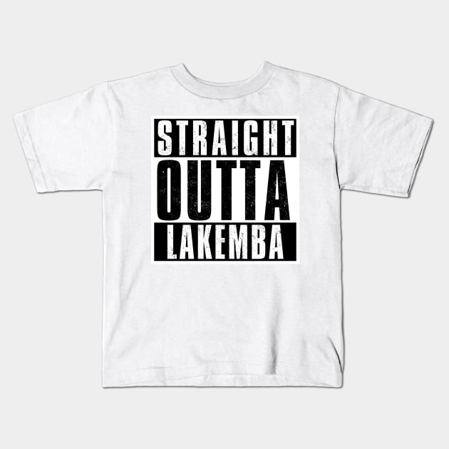 STRAIGHT OUTTA LAKEMBA Kids T-Shirt by Simontology